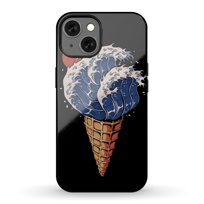 iPhone 13 StrongFit Kanagawa Ice Cream  by Ilustrata