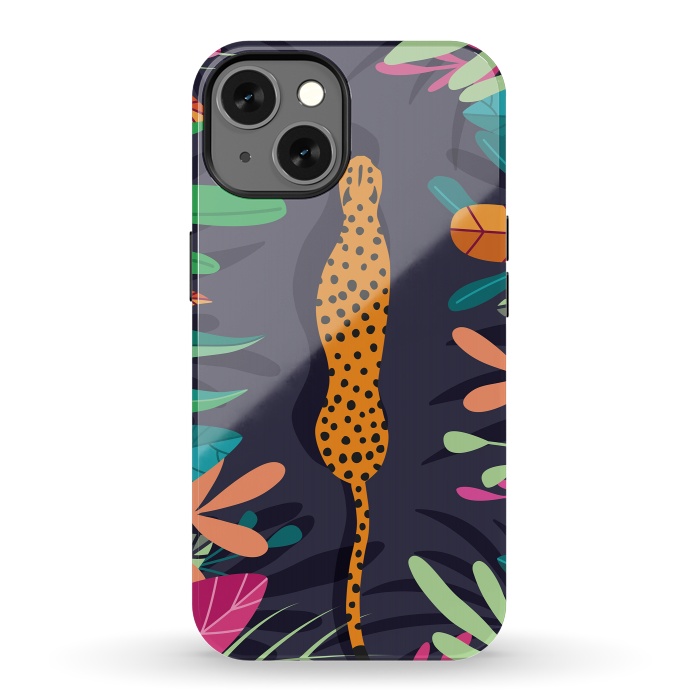 iPhone 13 StrongFit Cheetah walking in the wild by Jelena Obradovic