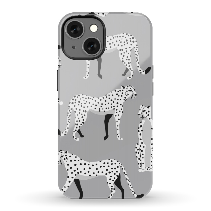 iPhone 13 StrongFit Cheetah pattern 04 by Jelena Obradovic
