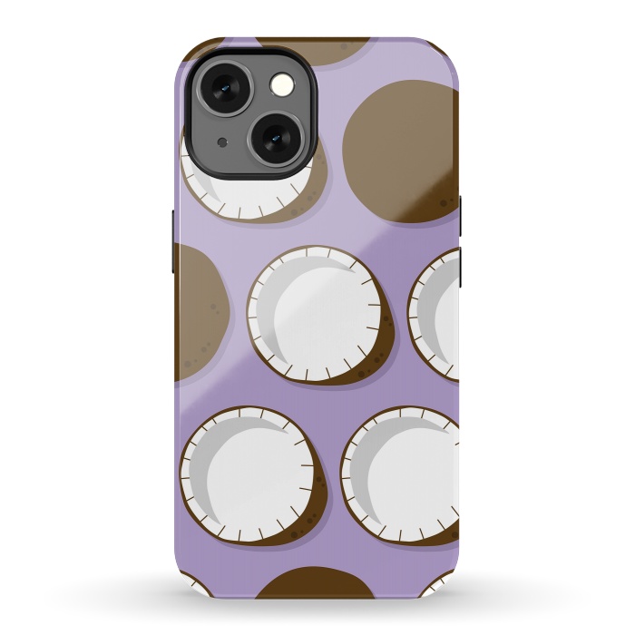 iPhone 13 StrongFit Coconut pattern 02 by Jelena Obradovic