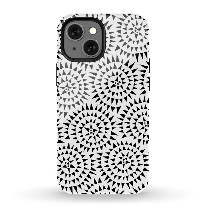 iPhone 13 mini StrongFit Swirling Thorns by Majoih