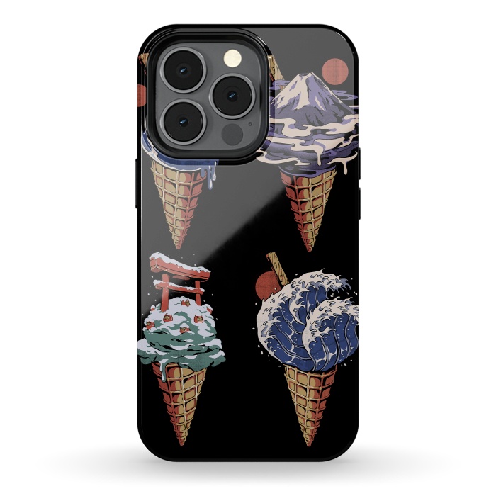 iPhone 13 pro StrongFit Japanese Ice Creams by Ilustrata