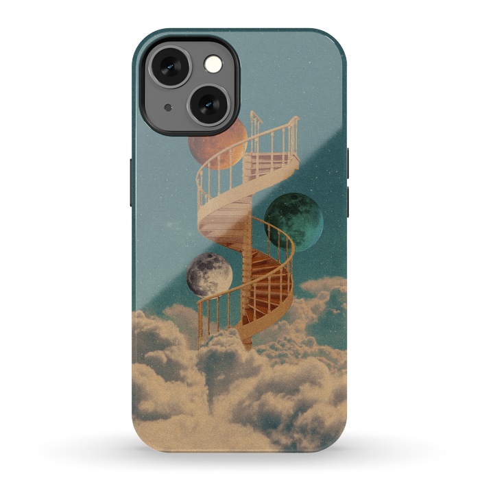 iPhone 13 StrongFit Stairway to the moon by Eleaxart
