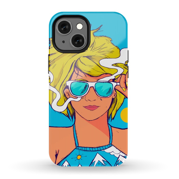 iPhone 13 mini StrongFit The summer girl by Steve Wade (Swade)