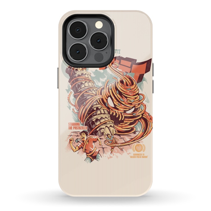 iPhone 13 pro StrongFit The Kaiju Spaghetti by Ilustrata