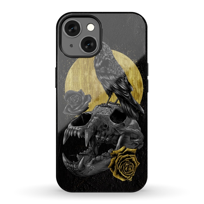 iPhone 13 StrongFit Skull Crow by Alberto