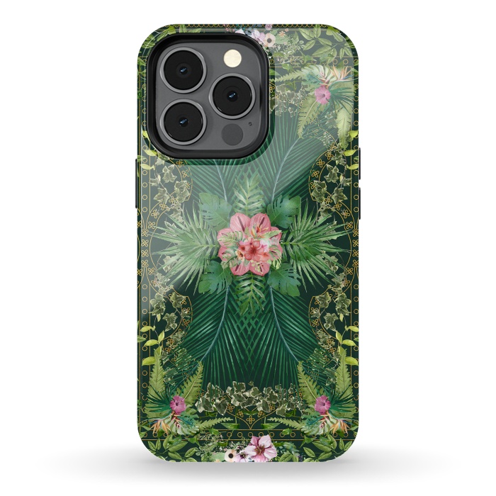 iPhone 13 pro StrongFit Tropical Foliage 10 by amini54