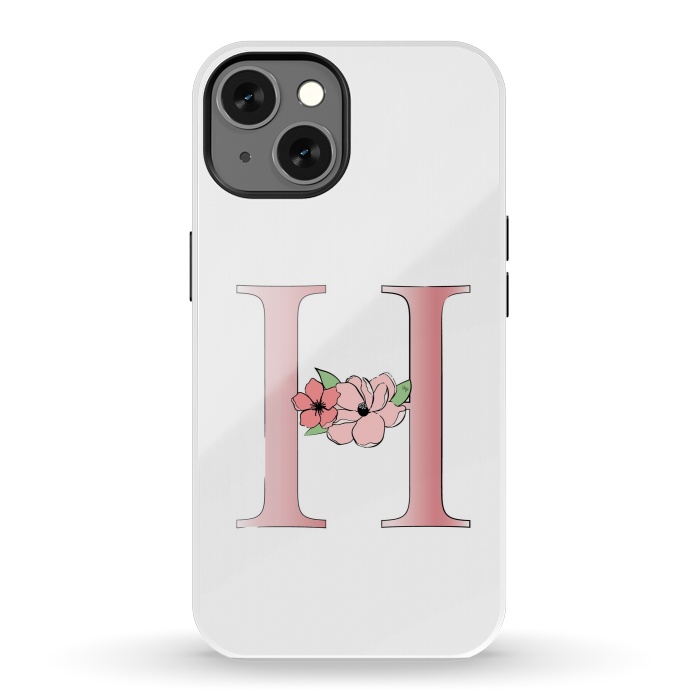 iPhone 13 StrongFit Monogram Letter H by Martina