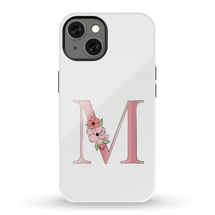 iPhone 13 StrongFit Monogram Letter M by Martina
