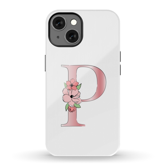 iPhone 13 StrongFit Monogram Letter P by Martina