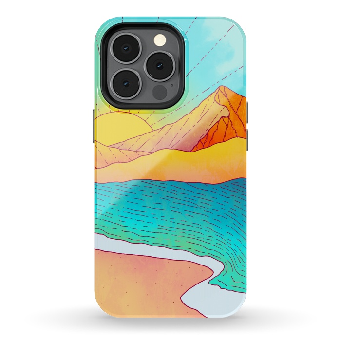 iPhone 13 pro StrongFit I wish to be by the sea by Steve Wade (Swade)