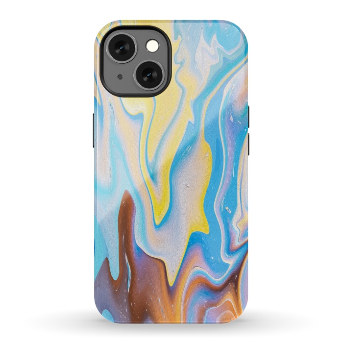 iPhone 13 StrongFit Abstract Marble-II by Creativeaxle