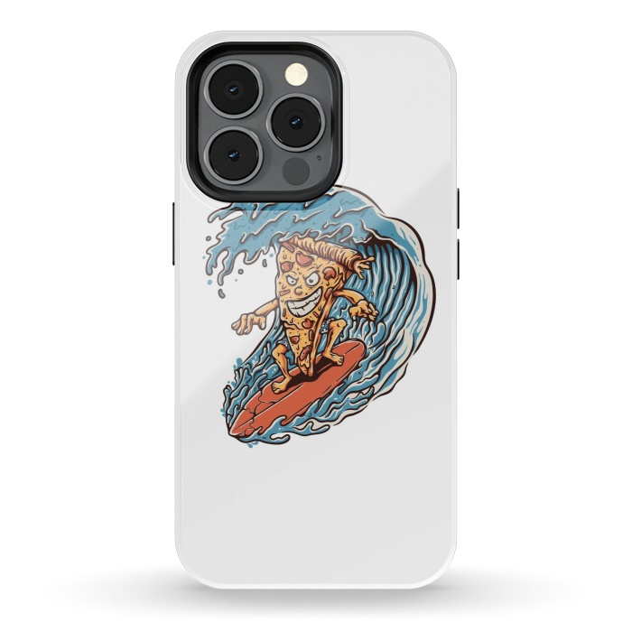 iPhone 13 pro StrongFit Pizza Surfer by Afif Quilimo
