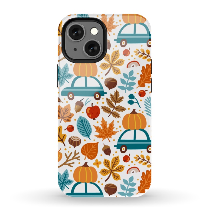 iPhone 13 mini StrongFit Autumn Design Patten XV by ArtsCase
