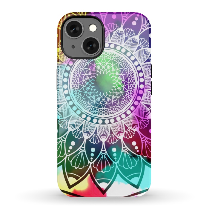 iPhone 13 StrongFit Digital art Painting and Mandala Graphic Design by ArtsCase