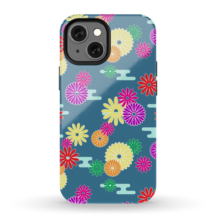 iPhone 13 mini StrongFit Flower Objects by ArtsCase