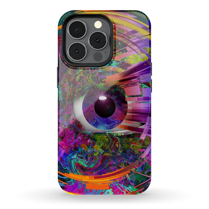 iPhone 13 pro StrongFit Magic Eye Over Futuristic by ArtsCase