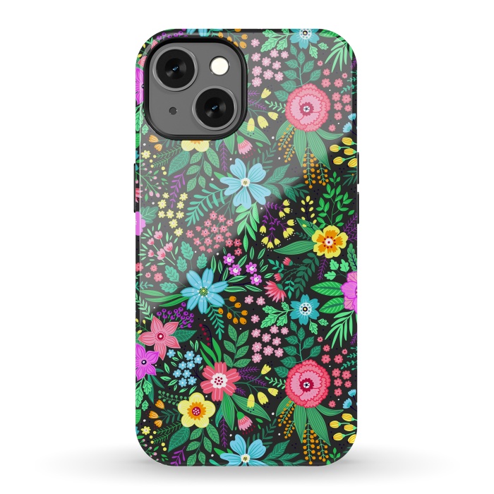 iPhone 13 StrongFit Elegant Floral Pattern III by ArtsCase