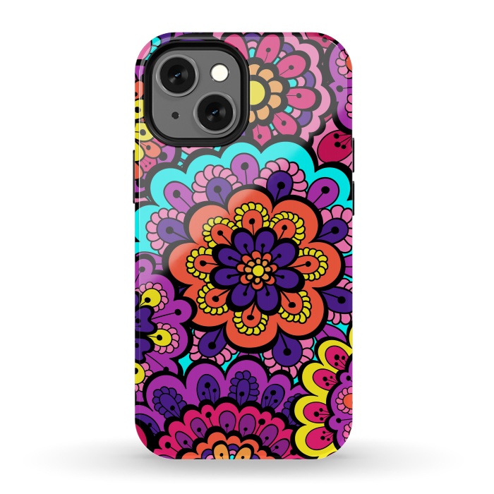 iPhone 13 mini StrongFit Patterns Doodle Spring XII by ArtsCase