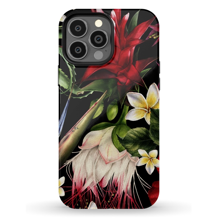 iPhone 13 Pro Max StrongFit Tropical Design Flowers 000 by ArtsCase
