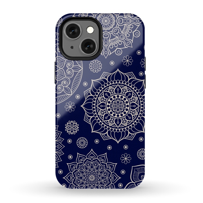 iPhone 13 mini StrongFit Mandala Pattern with Vintage Decorative Elements by ArtsCase