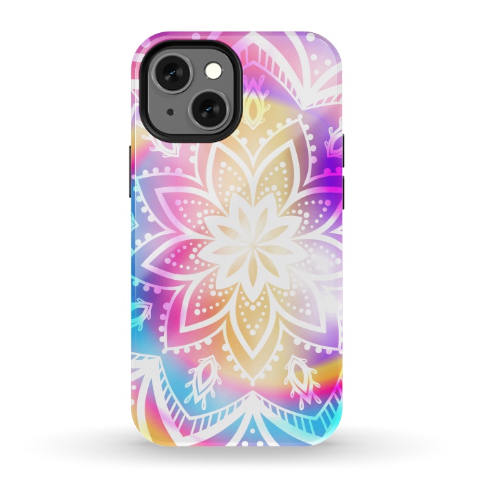 iPhone 13 mini StrongFit Mandala with Hippie Style by ArtsCase