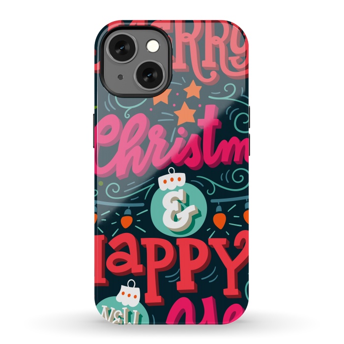 iPhone 13 StrongFit Merry Christmas and Happy New Year 1 by ArtsCase