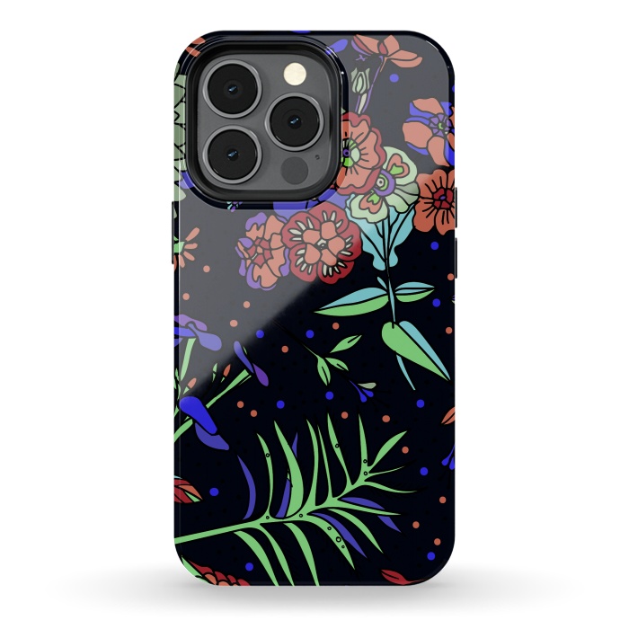 iPhone 13 pro StrongFit Seamless Floral Pattern 333 by ArtsCase