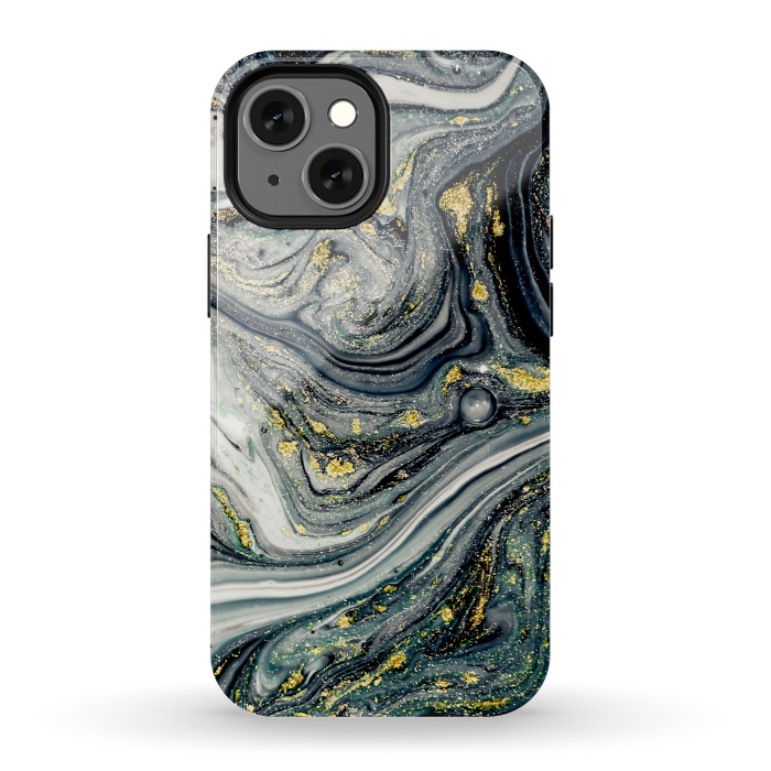 iPhone 13 mini StrongFit The Dark Deep Ocean ART by ArtsCase
