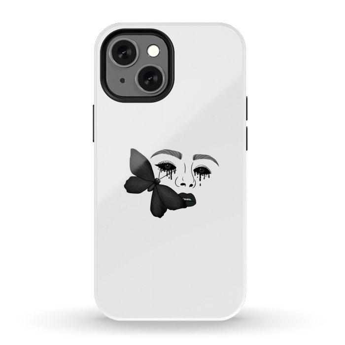 iPhone 13 mini StrongFit Black tears by Jms