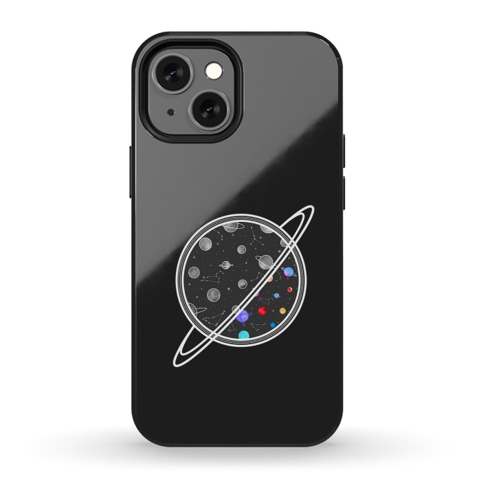 iPhone 13 mini StrongFit Aesthetic planets by Jms