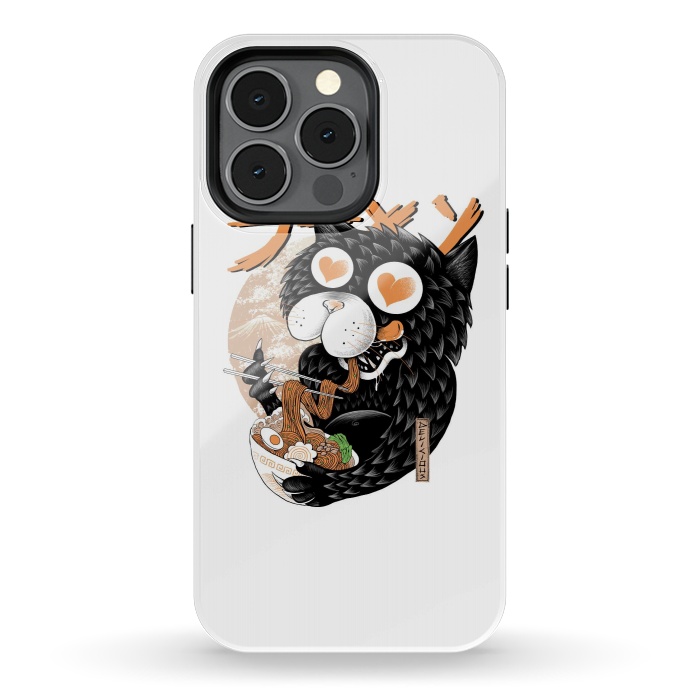 iPhone 13 pro StrongFit Cat Love Ramen by Afif Quilimo