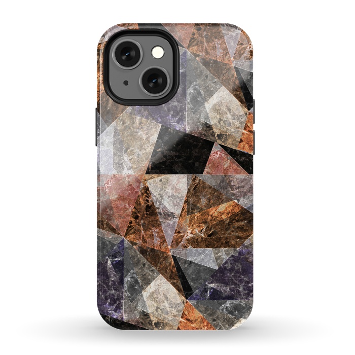 iPhone 13 mini StrongFit Marble Texture G428 by Medusa GraphicArt