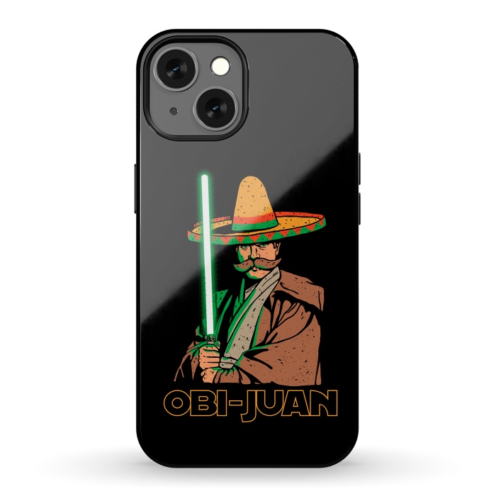 iPhone 13 StrongFit Obi Juan Funny Mexican Sombrero Cinco de Mayo by Vó Maria
