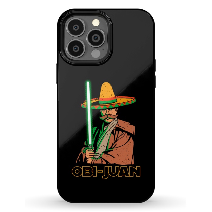 iPhone 13 Pro Max StrongFit Obi Juan Funny Mexican Sombrero Cinco de Mayo by Vó Maria