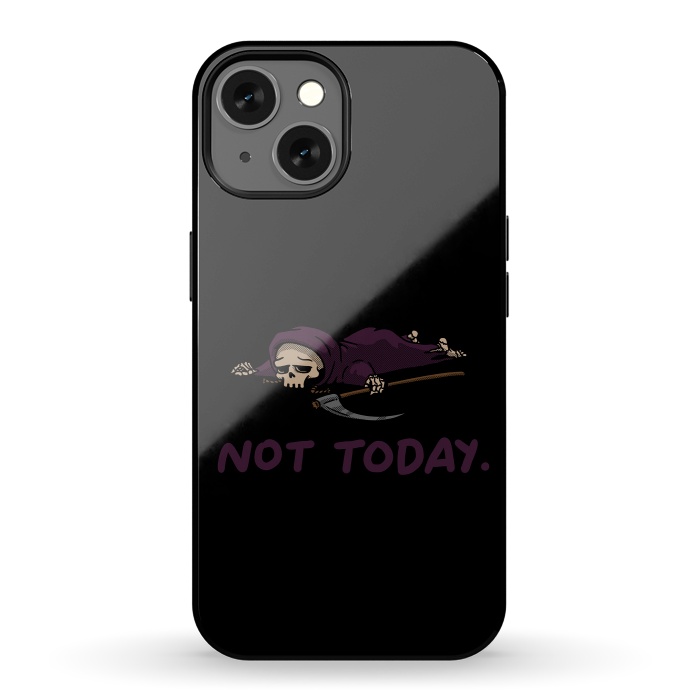 iPhone 13 StrongFit Not Today Death Tired Reaper by Vó Maria