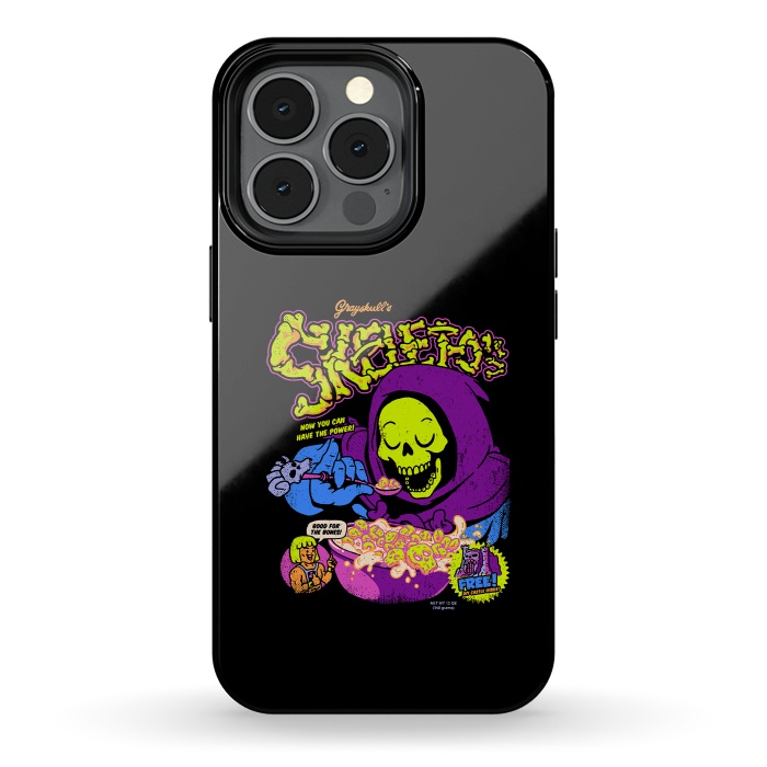 iPhone 13 pro StrongFit Skelet-O's - Grayskull Cereal by Vó Maria