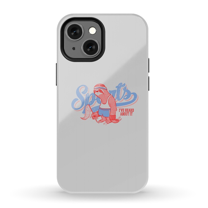 iPhone 13 mini StrongFit Sports Sloth by Vó Maria