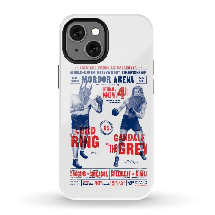 iPhone 13 mini StrongFit Epic Battle - Lord of the Boxing Ring by Vó Maria