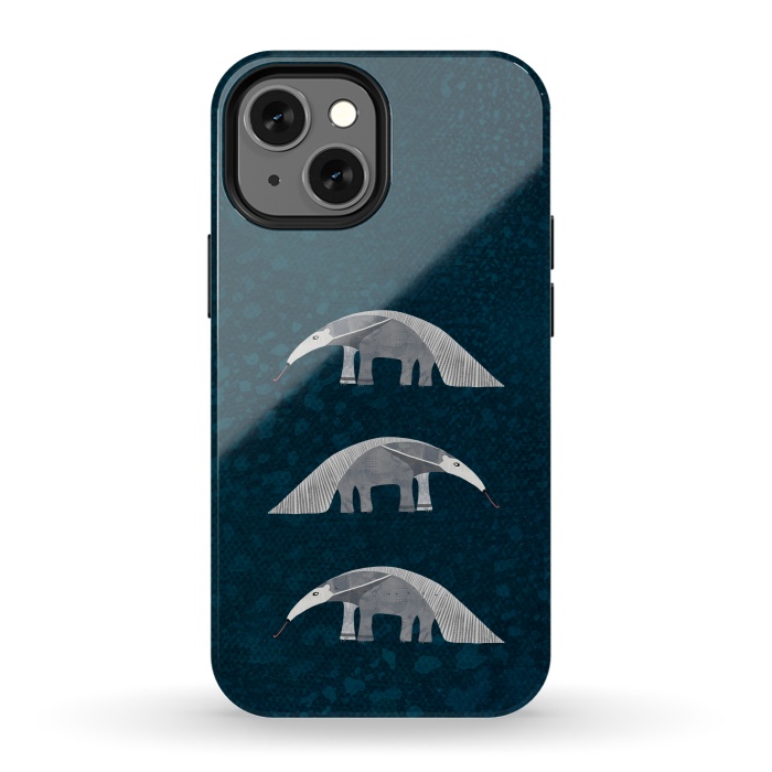 iPhone 13 mini StrongFit Giant Anteater by Nic Squirrell