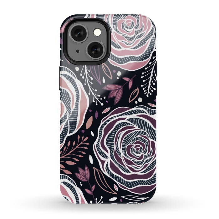 iPhone 13 mini StrongFit Florals by Rose Halsey