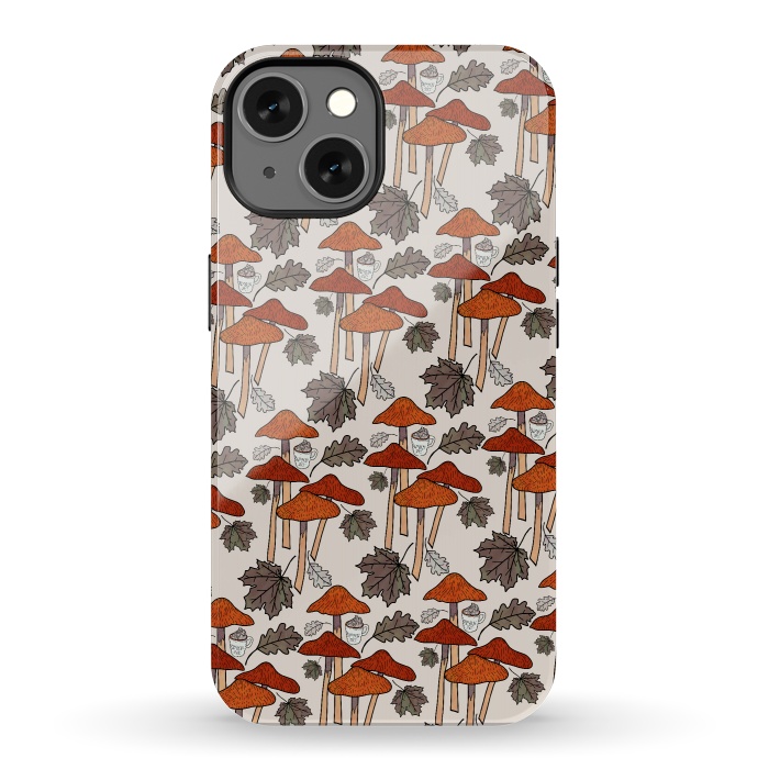 iPhone 13 StrongFit Autumn Mushrooms  by Steve Wade (Swade)