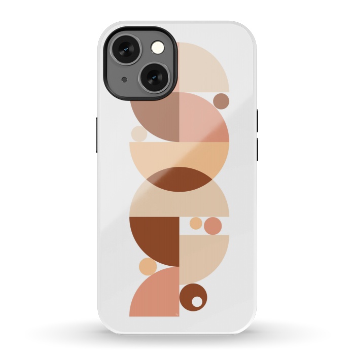 iPhone 13 StrongFit Retro graphic Terracota by Martina