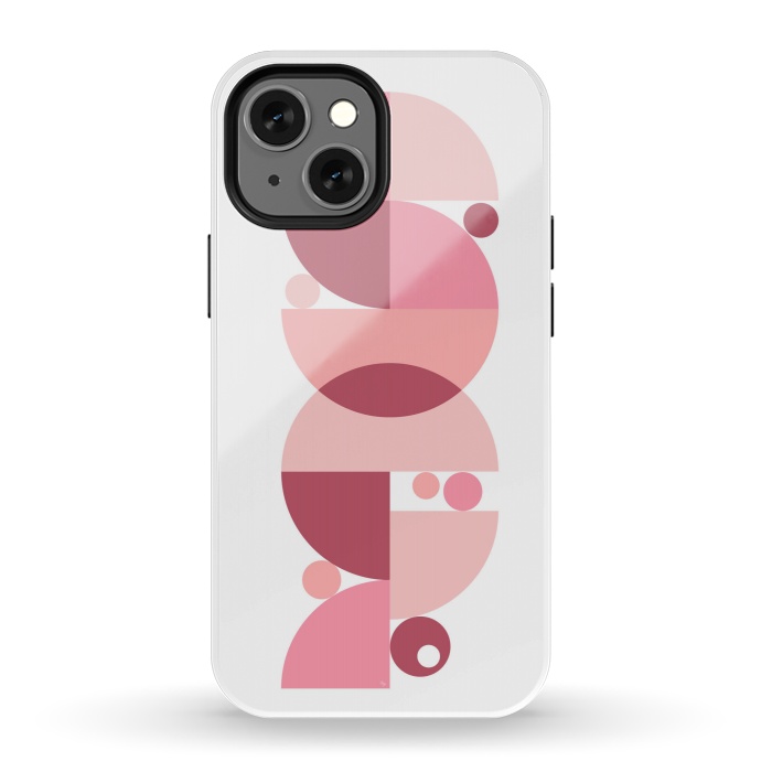 iPhone 13 mini StrongFit Retro graphic Pink by Martina