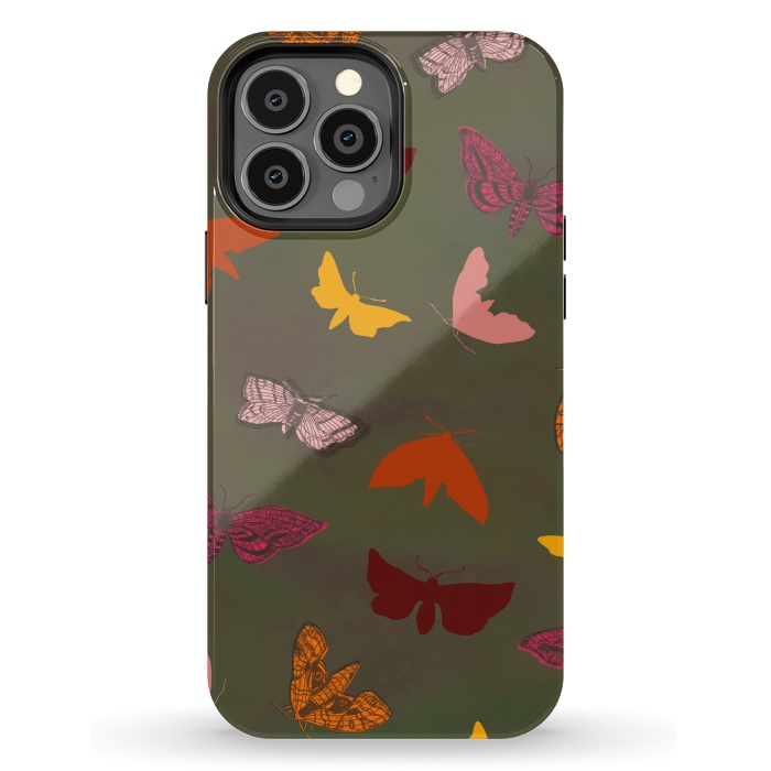 iPhone 13 Pro Max StrongFit Butterflies & Moths by Lotti Brown