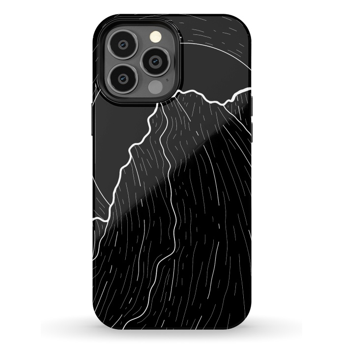 iPhone 13 Pro Max StrongFit A dark mountain wave by Steve Wade (Swade)