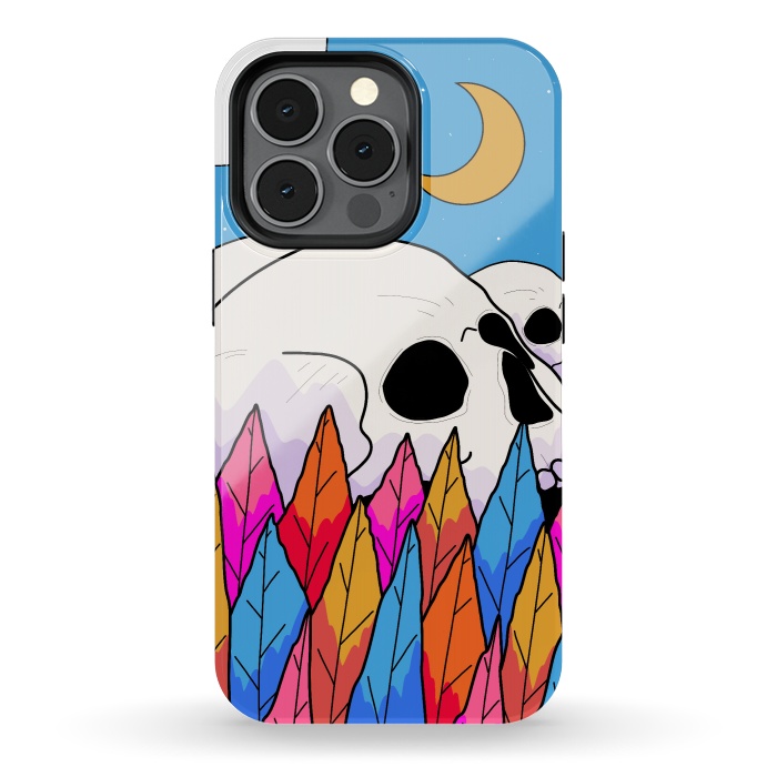 iPhone 13 pro StrongFit Skulls behind a forest by Steve Wade (Swade)