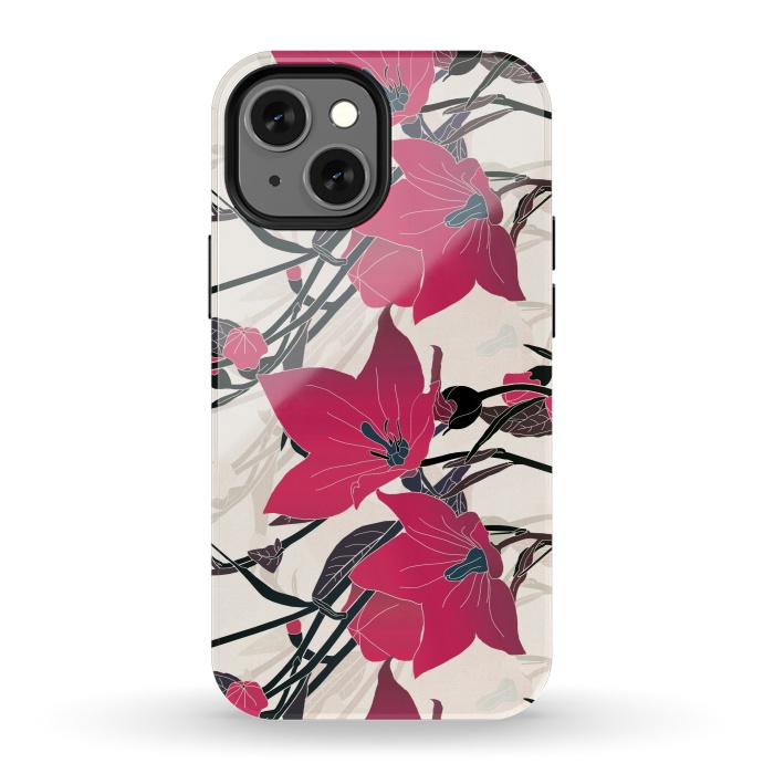 iPhone 13 mini StrongFit Red flowers 2 by Winston