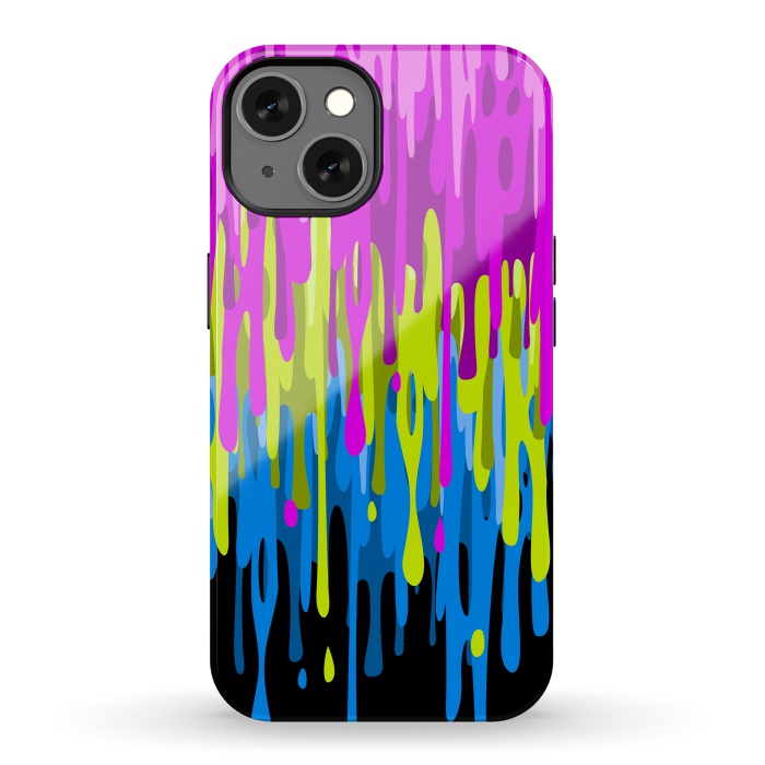 iPhone 13 StrongFit Colorful liquid by Alberto