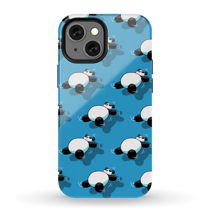 iPhone 13 mini StrongFit Panda sleeping in the sea by Alberto